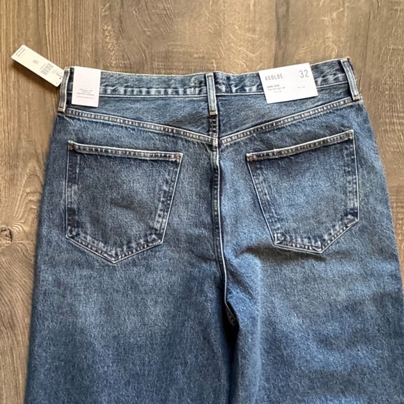 NWT Agolde Dame High Rise Wide Leg Jeans 32 - Picture 6 of 6
